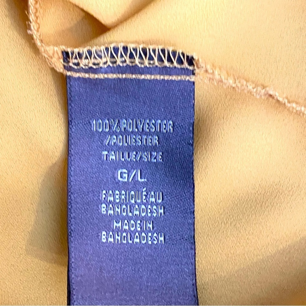 Suzy Shier Long Sleeve Yellow Mustard Size L Polyester Light & Classy Pre-Loved - Picture 15 of 15